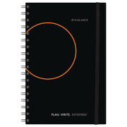®Two Days Per Page Planning Notebook 80-6203 9x by AT-A-GLANCE – True, Faux Leather, Gray, Model 80-6203-00