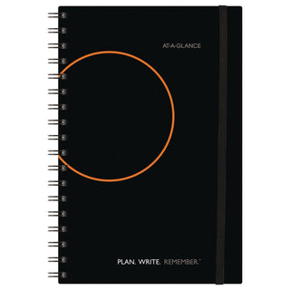 ®Two Days Per Page Planning Notebook 80-6203 9x by AT-A-GLANCE – True, Faux Leather, Gray, Model 80-6203-00