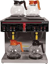 Newco NKD6AF Dual Auto 6 Warmer Coffee Brewer with Faucet
