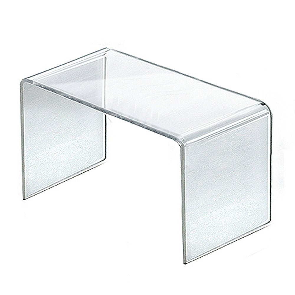 Azar Displays 8 X 4.5 / Clear / 1 Risers