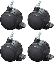Safco Products 1211BL Hard Floor Casters with Alphabetter Desk, Black Classroom and Home School Desk