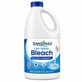 Low-Splash Bleach by sanzinaz – 81 Fl Oz (Pack of 1), Model Sanzinaz-lsb-81oz