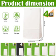 [500] 4 LB by Glownary – 500, 4.0 pounds, Plastic, White, Model 4LBP