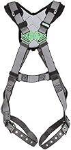 MSA 10194891 V-FIT Harness, Super Extra Large, Back D-Ring, Tongue Buckle Leg Straps, Shoulder Padding