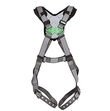 V-FIT Harness by MSA – Super Extra Large, Polyester, Gray, Model 10194891