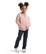 Kids Glacier Full Zip Hoodie by The North Face – 2T, Cotton Polyester, Pink Moss, Model NF0A84L8LK6