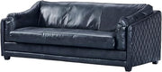 Starlight Canyon Home Top Grain Leather Sofa with Rustic Modern Frame, Leather Couch for Living Room and Genuine Leather Sofas, Slate
