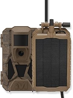 MUDDY Matrix 2.0 Cellular Trail Camera with SOL-Pak Solar Panel – Wireless Game Camera Bundle