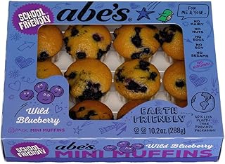 Abe's Mini Blueberry Muffin 12ct, 10.2 OZ