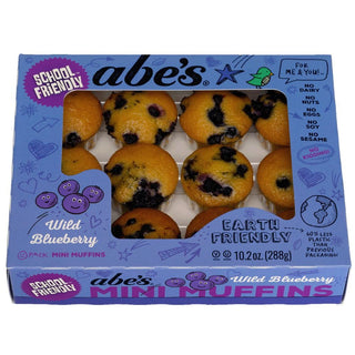 Mini Blueberry Muffin 12ct by Abe's – 10.2 Ounce (Pack of 1), Model 0044261490446