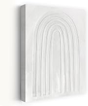 Trend Board Life Arcobaleno Bianco II Abstract Contemporary Wall Art