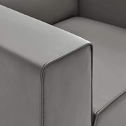 Modway Grey / Contemporary / Armchair Chairs