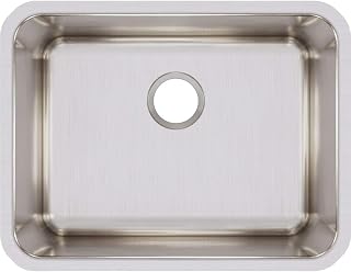 Elkay ELUH2115 Lustertone Classic Single Bowl Undermount Stainless Steel Sink