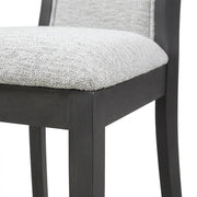 Rubberwood Dining Chair with Solid Wood Legs by Starlight Canyon Home – Wood, Grey, Pack of 2