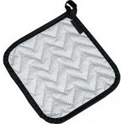 Silicone Pot Holder by San Jamar – Cotton/Silicone, Silver, Model 802SPH