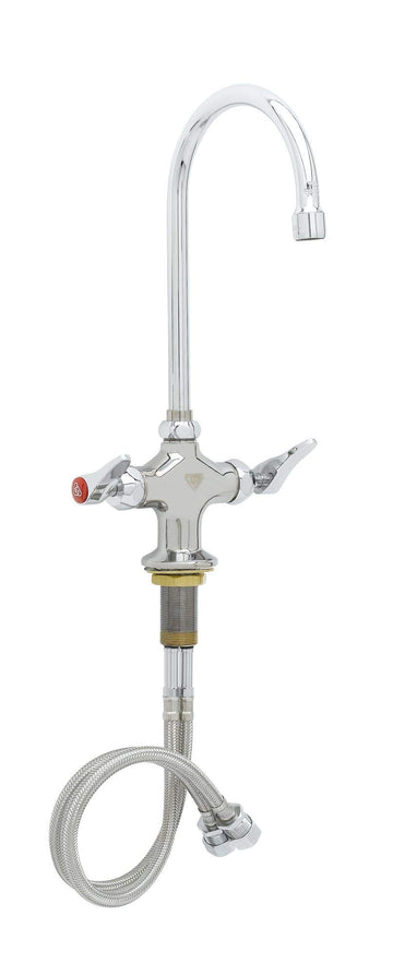 Double Pantry Faucet by T&S Brass – Brass, Chrome, Model B-0300-CR