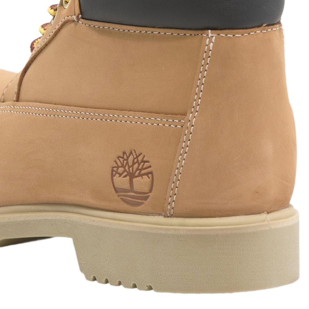 Men's TBL 1973 Newman Mid Lace Up Waterproof Boot by Timberland – 6.5, Leather, Wheat