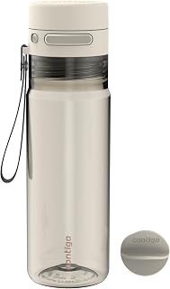 Contigo AutoPop 24 oz Water Bottle w/Carry Strap & Agitator Ball | Leakproof Lid | BPA-Free | Dishwasher Safe Protein Shaker/Mixer Bottle