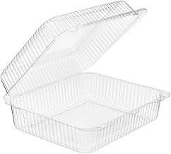 Inline Plastics SLP88 SureLock 194 oz. Clear PET Plastic Food Container | 200/Case