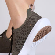 Australia - Womens Sneaker/Runner by EMU – 9, Dark Olive, Model Springbrook