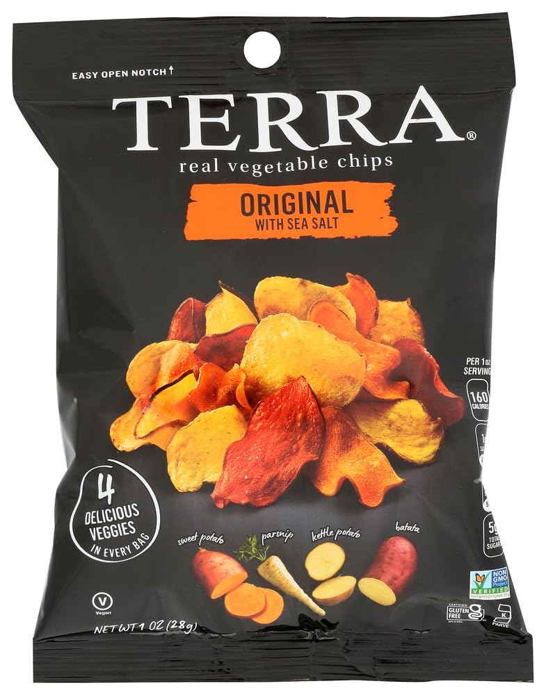 Exotic Vegetable Chips by Terra – 1 Count (Pack of 24), Model HED-001C
