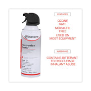 Compressed Air Duster Cleaner by Innovera – Pack of 8, Model IVR10010-8PK