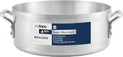 Winco USA Super Aluminum Braizer, Heavy Weight, 24 Quart, Aluminum