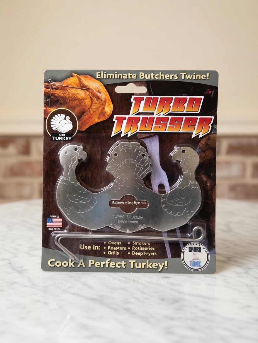 Turbo Trusser Turkey Trusser, Stainless Steel, Silver