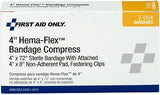 First Aid Only 2-004-001: 4" Hema-Flex Bandage Compress