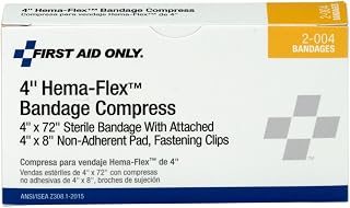 First Aid Only 2-004-001: 4" Hema-Flex Bandage Compress