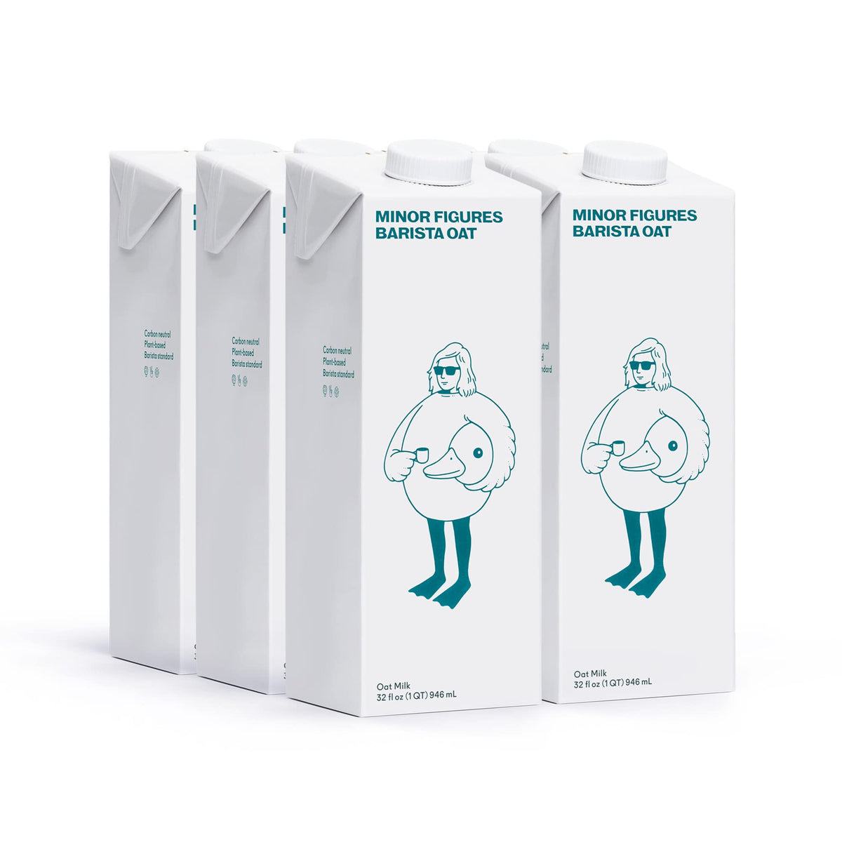 Oat Milk, 32 Fl Oz by Minor Figures – 5.33 Fl Oz (Pack of 6), Pack of 6, Model sample_sku_5691