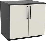 BLACKSTONE 6736 Outdoor Kitchen 36” Cabinet Module with Shelves, Coated Steel, Off-White