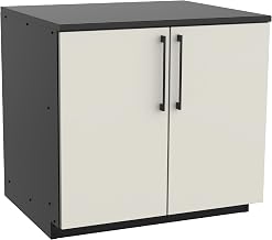 BLACKSTONE 6736 Outdoor Kitchen 36” Cabinet Module with Shelves, Coated Steel, Off-White