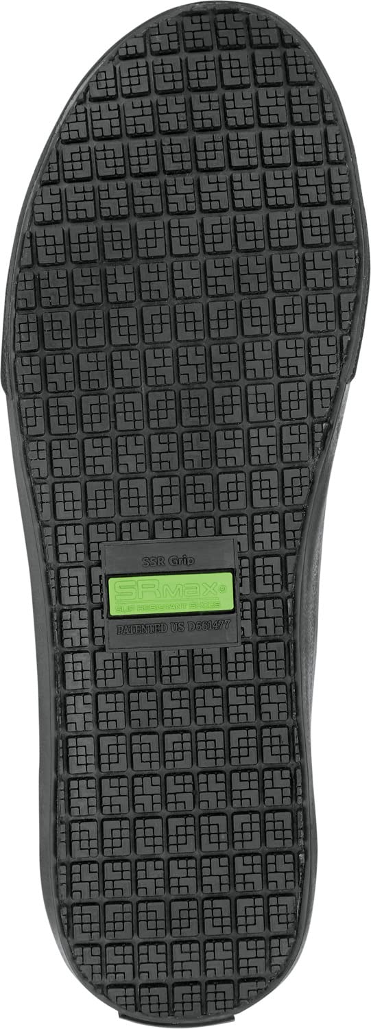 Womens Black York Soft Toe SRO Athletic 7.0 M by SR Max – 7, Rubber, Black, Model Maxtrax