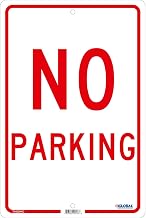 Global Industrial No Parking, 18x12, .080 Aluminum