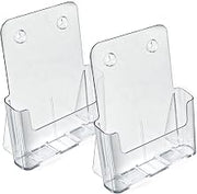 Azar Displays 252384 Letter Size Brochure Holder for Counter or Wall, 2-Pack