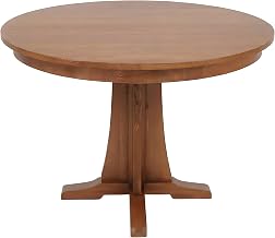 Starlight Canyon Home Solid Wood Round Dining Table with Quarter Sawn Oak, Small Kitchen Table for Dining Room or Dinette, Michael's Cherry