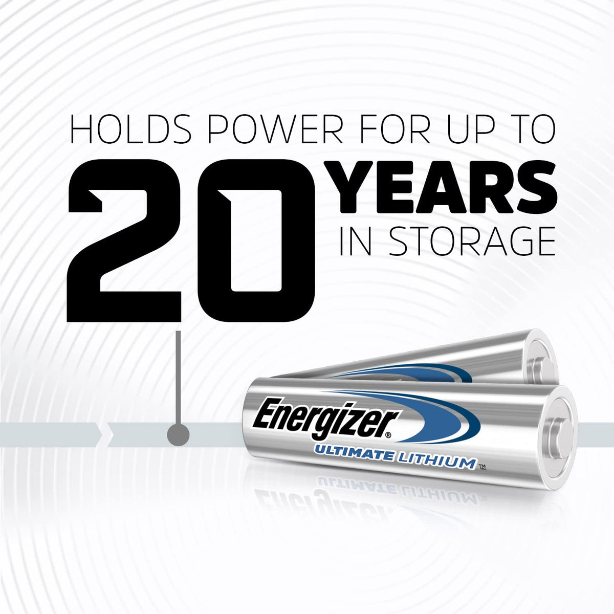 AA Batteries by Energizer – 12 Count (Pack of 2), Lithium, فضي, Pack of 2, Model L91SBP-12