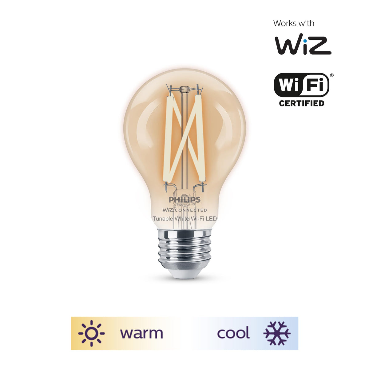 PHILIPS A19 / White / 1 LED Bulbs