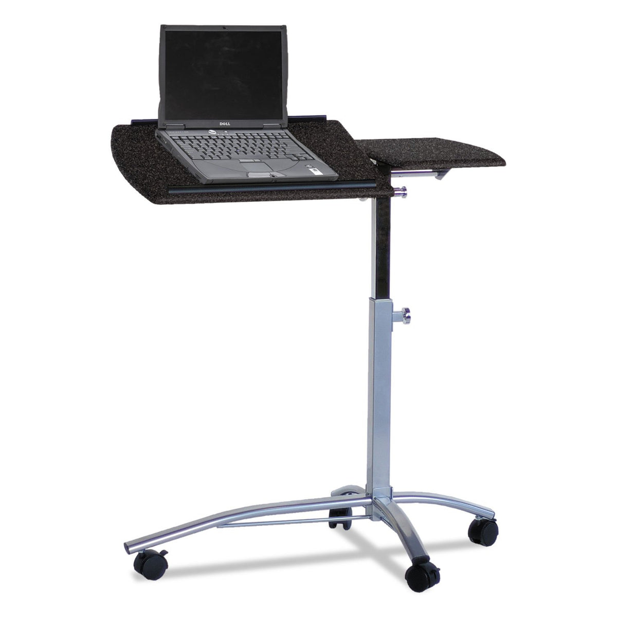 Tiffany & Co. Mayline SOHO Mobile Laptop Caddy with Dual Worksurface by Safco – Anthricite, Alloy Steel, Anthracite Tf/Metallic Gray Frame, Model 950ANT