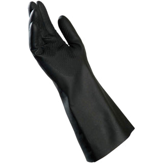 MAPA Butoflex 650 Butyl Mediumweight Multi-Layer Glove by MAPA Professional – 7, Butyl, Black, Model 650317