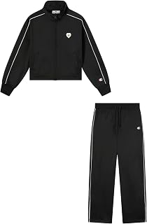 Champion Legacy Girls' Back To School Sweatsuits, XXS, Black, XXS