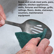 3M Dark Green / 6" x 9" / 20 Scouring Pads & Sticks