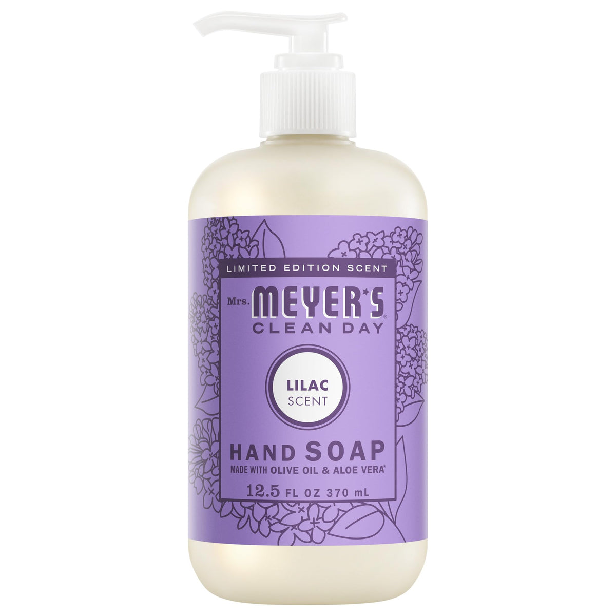 CLEAN DAY Hand Soap by Mrs. MEYER'S – 12.5 Fl Oz (Pack of 1), Clear, Model 808124174467