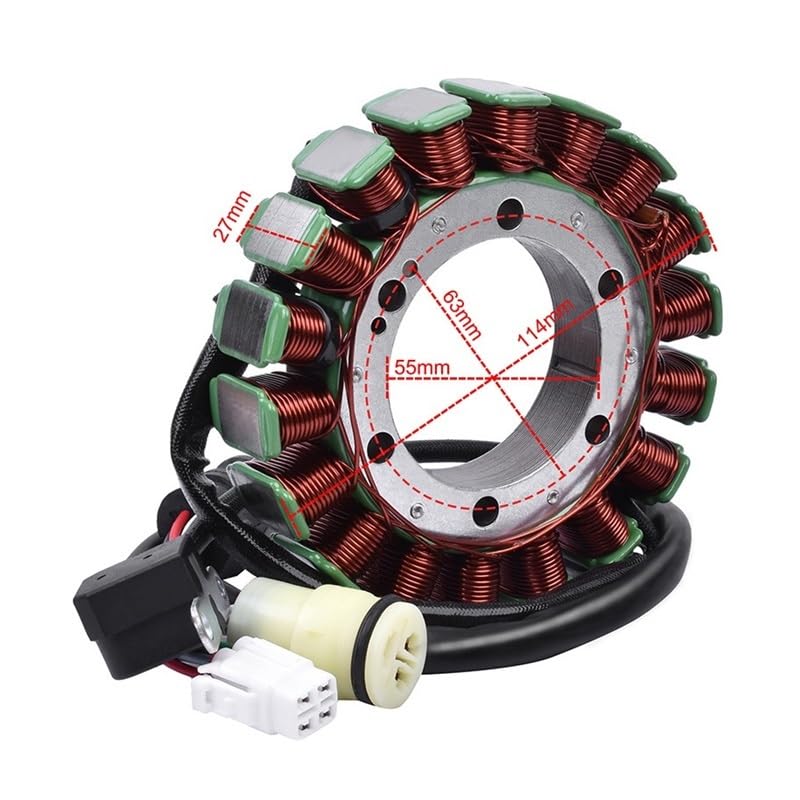 Motorcycle Magneto Engine Generator Stator Coil Fit For Y ATV YFM350 FWA ERA FWB FWD XD FWE YFM 350 XG 1990-95 3HN-85510-00 by WYLMTPJ – One Size, 1pc, Model WYLMTPJ123