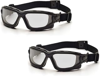 Pyramex I-Force Slim Blk Frame Clear AF Lens Sealed Eyewear
