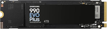 SSD 990 EVO Plus 4TB, PCIe Gen 4x4 | 5x2 M.2 2280, Up to 7,250 MB/s | NVMe Internal Solid State Drive, Upgrade Storage for PC/Laptops, HMB Technology & Intelligent Turbowrite 2.0 (MZ-V9S4T0B/AM)