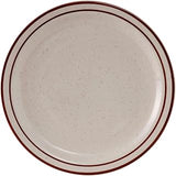 Tuxton China TBS-009 Plate, 9-1/2" Diameter, Round, Narrow Rim, Microwave and Dishwasher Safe, Oven Proof, Fully Vitrified, Ceramic, Bahamas, Pack of 24