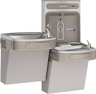Elkay EZH2O Bottle Filling Station & Versatile Bi-Level ADA Cooler, Non-Filtered 8 GPH Stainless