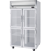 Beverage-Air Horizon Series Two Section Glass Half Door Reach-In Freezer 49 cu.ft. Capacity Stainless Steel Exterior and by Beverage Air – Model HFPS2-1HG